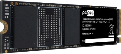 Накопитель SSD PC Pet PCIe 3.0 x4 1TB PCPS001T310