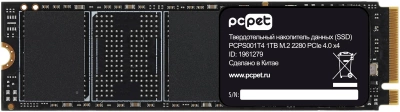 Накопитель SSD PC Pet PCIe 4.0 x4 1TB PCPS001T403