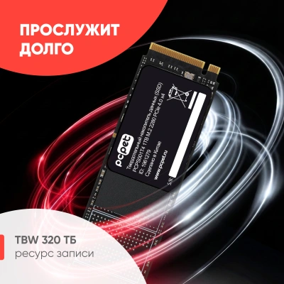 Накопитель SSD PC Pet PCIe 4.0 x4 1TB PCPS001T406