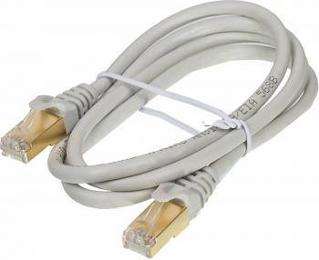 Patchcord molded GOLD FLASH 1m cat5E PATCH1, 26AWG 