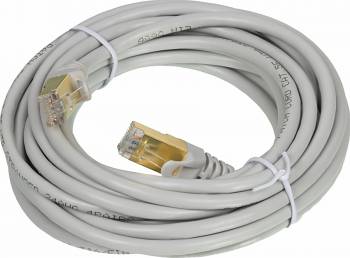 Patchcord molded GOLD FLASH 5m cat5E PATCH5, 26AWG 