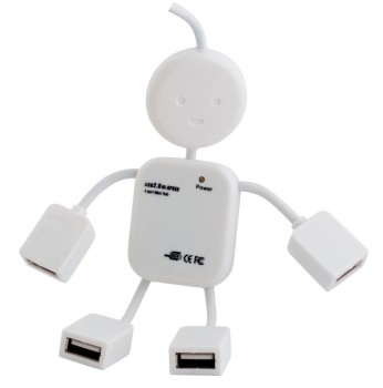 Хаб PC PET 4-port USB2.0 (Human)